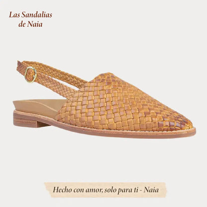 Naia – Sandalias tejidas a mano