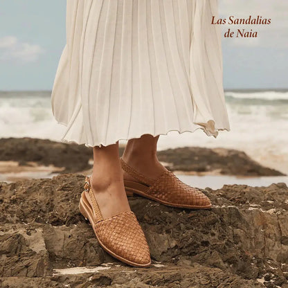 Naia – Sandalias tejidas a mano