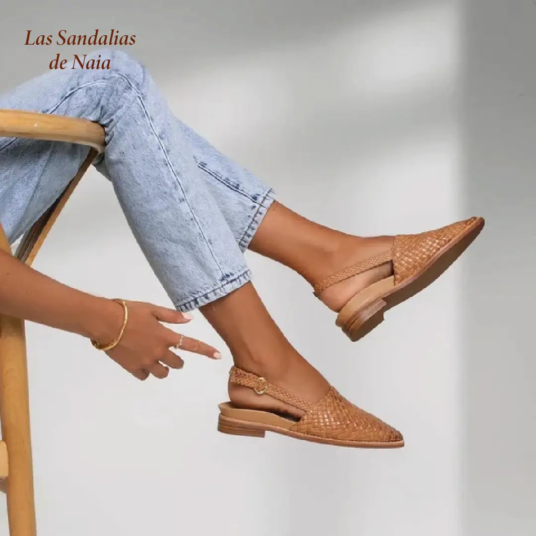 Naia – Sandalias tejidas a mano