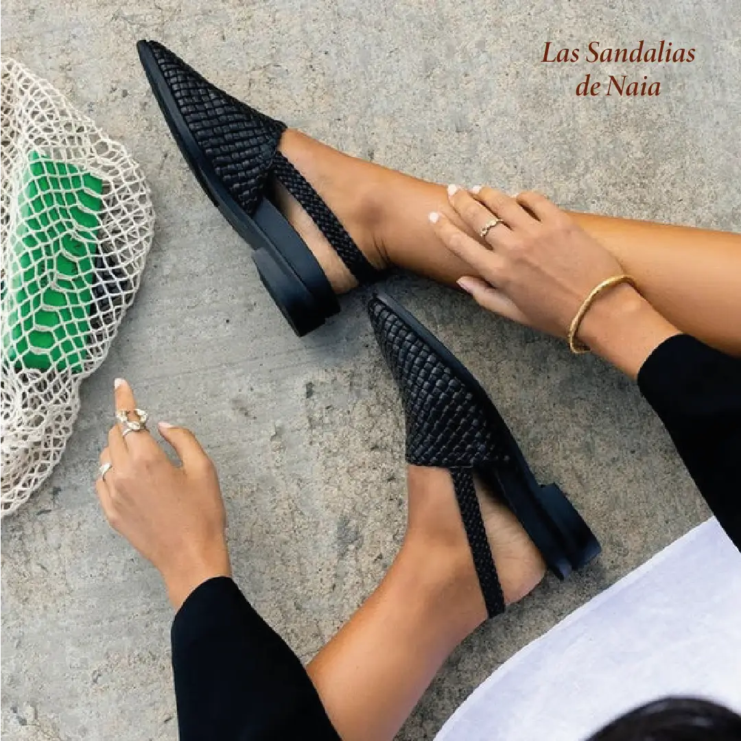 Naia – Sandalias tejidas a mano
