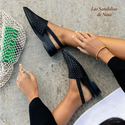 Naia – Sandalias tejidas a mano